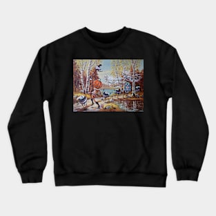 Hallowe'en Comes to Town Crewneck Sweatshirt